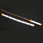 White Dragon Katana Sword – Decorative Samurai Replica with White Scabbard