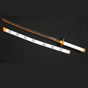 White Dragon Katana Sword – Decorative Samurai Replica with White Scabbard