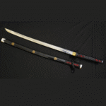 Handcrafted Black Katana Sword – Decorative Samurai Replica with Scabbard