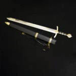 Royal Black Brass Ceremonial Sword