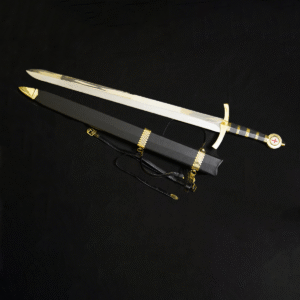 Royal Black Brass Ceremonial Sword