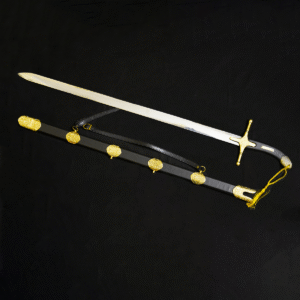 Al-Qadib (Al-Kadib) Replica Sword – Traditional Islamic Collectible with Scabbard