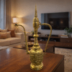 Handcrafted Brass Aftaba Lamp – Traditional Arabic & Mughal Decorative Lamp