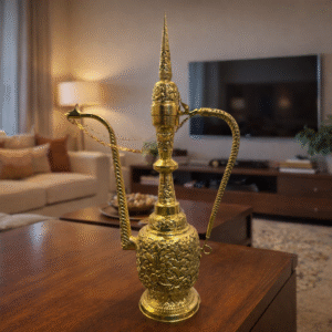 Handcrafted Brass Aftaba Lamp – Traditional Arabic & Mughal Decorative Lamp