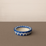 Handcrafted Blue Pottery Ceramic Ashtray – Classic Blue Design