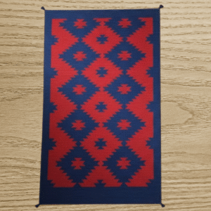 Red Premium Lamb Wool Handmade Rug (152 × 244 cm)