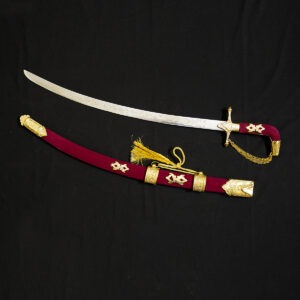 Royal Crimson Cavalry Sword – Decorative Collector’s Edition