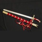 Hazrat Khalid Bin Al-Walid (RA) Replica Sword – Decorative Display Sword with Red Scabbard