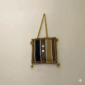 Handmade Multicolor Striped Tote Bag